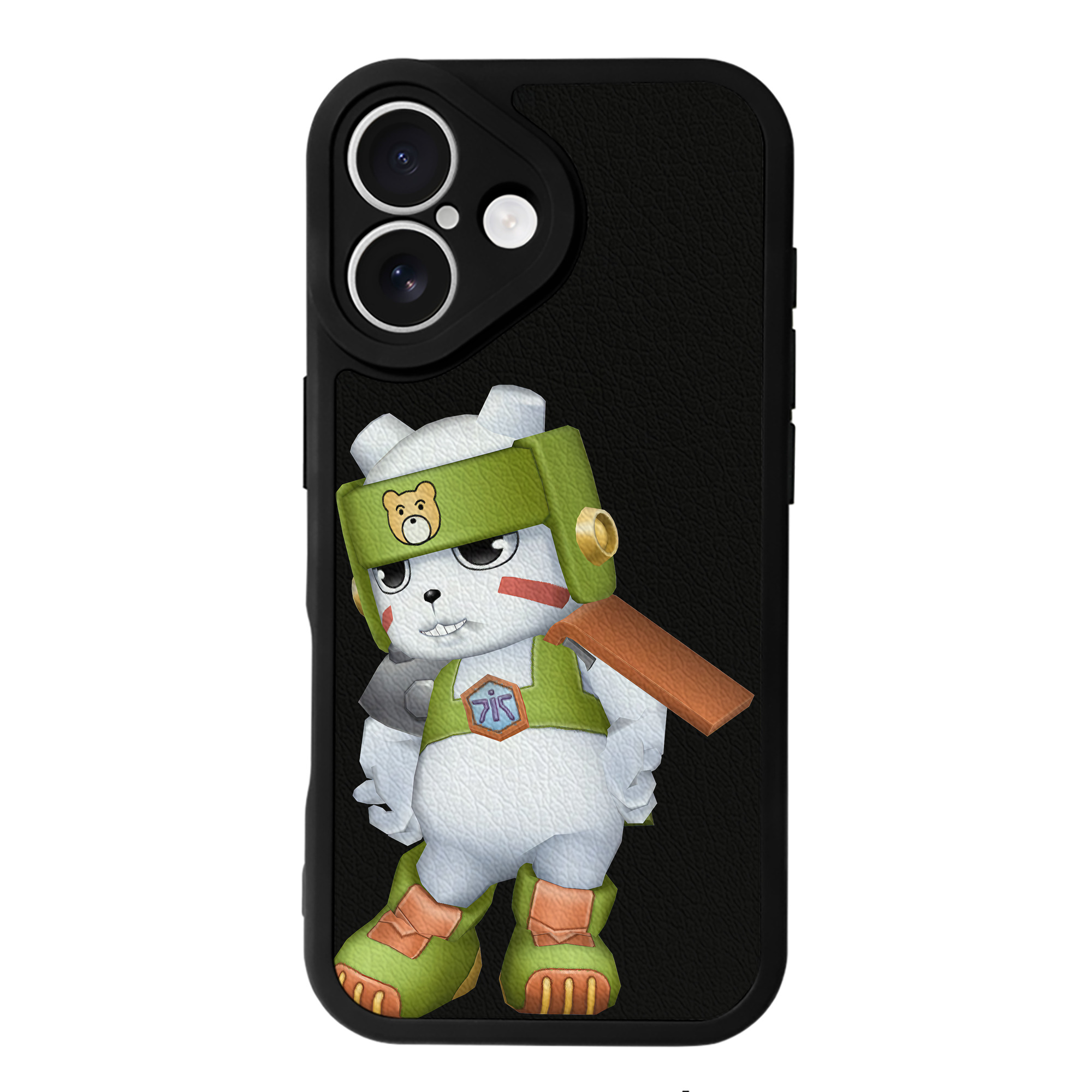 （画像用） Digimon デジタルモンスター/デジモン 【iPhone 16シリーズ対応】シリコンスマホケース（レザー調） 材質：シリコン